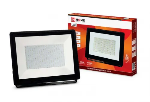 Прожектор светодиодный СДО-8 200Вт 6500К IP65 21000лм 105лм/Вт IN HOME 4690612030081