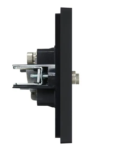 Розетка 2-м TV+SAT FORTE&PIANO FP138 черн. IEK FP-AF20-O-K02 фото 4