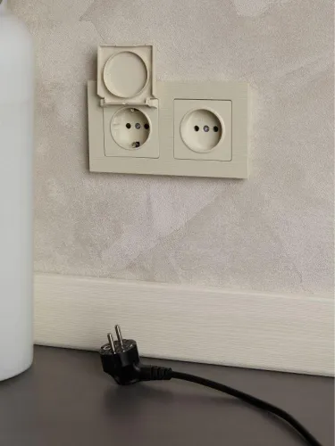 Рамка 2-м BRITE РУ-2-Бр беж. рифленый IEK BR-M22-51-K10 фото 5