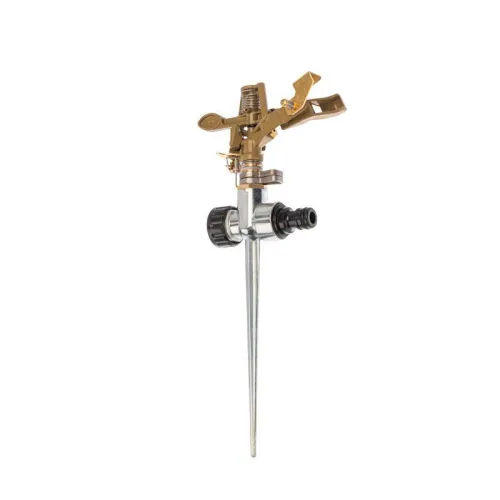 Разбрызгиватель латунный импульсный с регулировкой угла горизонта распыления до 26м ЧЕТЫРЕ СЕЗОНА 62-0255 фото 2