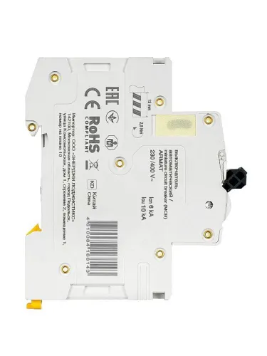 Выключатель автоматический модульный 3п D 32А M10N ARMAT IEK AR-M10N-3-D032 фото 5