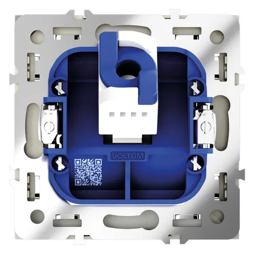 Розетка компьютерная 1-м СП S70 RJ45 кат.6 механизм сталь Voltum VLS060105 фото 3