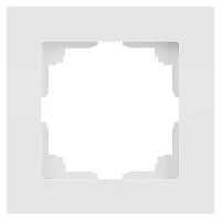 Рамка 1-м СП Accent 6-501-01М бел. матов. Intro Б0063730