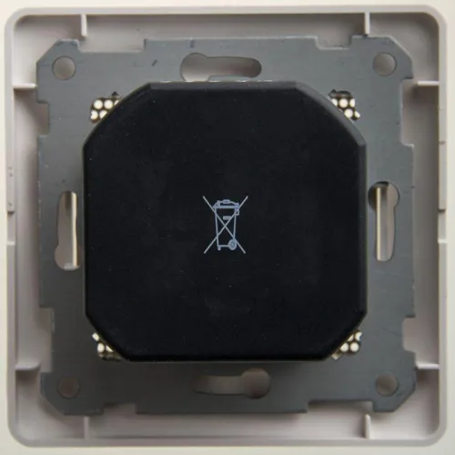 Термостат Glossa электронный для теплого пола с датчиком 10А в сборе перламутр SchE GSL000638 фото 5