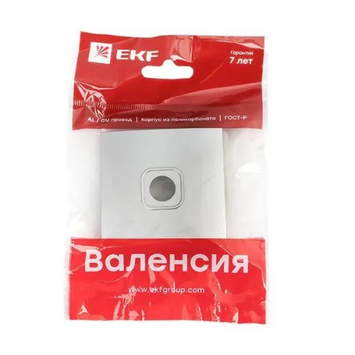 Панель лицевая Валенсия для розетки TV 1-м 75Ом 5-862МГц сталь PROxima EKF ESA00-L-027-30 фото 3