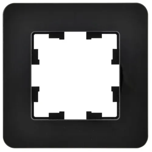 Рамка 1-м BRITE РУ-1-2-Бр стекло черн. RE IEK BR-M12-G-41-K02 фото 3