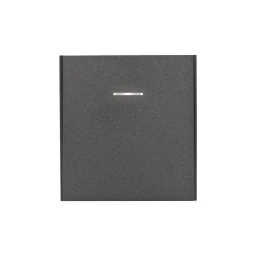 Переключатель перекрестный 1-кл. СП STRONG 10А с подсветкой графит Kranz KR-78-0718-6