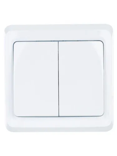 Выключатель 2-кл. СП Вега 10А IP20 ВС10-2-0-ВБ бел. GENERICA EVV20-K01-10-DM фото 6