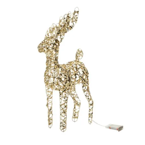 Фигура светодиодная "Олень" 37см тепл. бел. 3хAA (не в комплекте) Neon-Night 503-227 фото 2