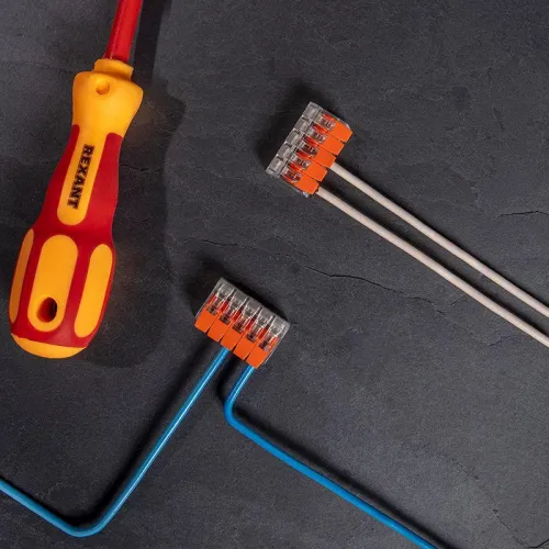 Клемма компактная многоразовая 221-415 5-проводная 0.14-4.0кв.мм (уп.40шт) Rexant 07-5205 фото 2