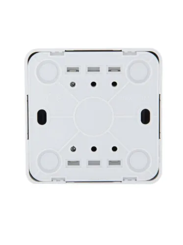 Выключатель 1-кл. 1п ОП Viola 10А IP20 бел. LEZARD 751-0200-100 фото 3