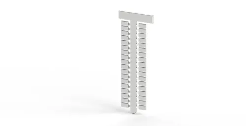 Маркировка DG10/6 без надписей 1 пластина - 36шт (уп.360шт) Klemsan 505320