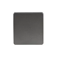 Выключатель 1-кл. СП ROUND возвратный 10А титан Kranz KR-78-0712-2