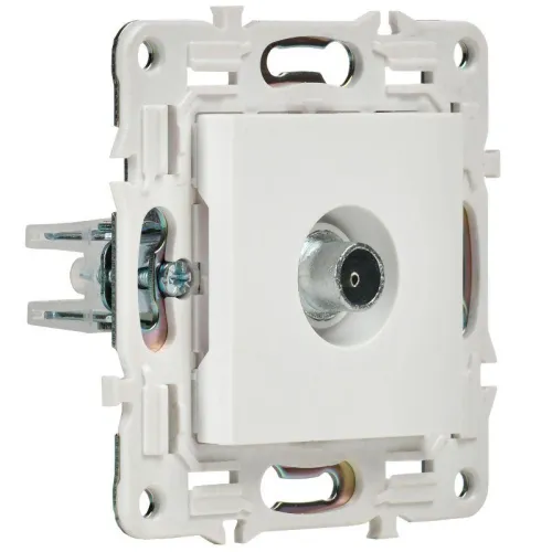 Розетка TV оконечная SKANDY SK-A12W арктич. бел. IEK SK-A10-O-K01 фото 3