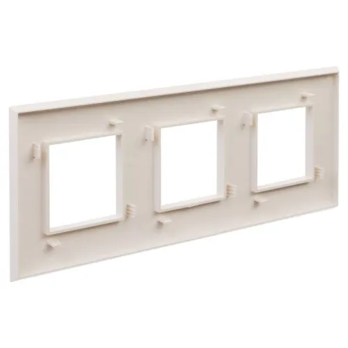 Рамка 3-м 6мод. Avanti "Ванильная дымка" DKC 4405906 фото 5