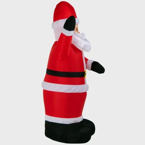 Фигура надувная 3D "Дед Мороз приветствует" 180см 5LED бел. 15Вт IP65 внутр. подсветка компрессор с адаптером 12В Neon-Night 511-114 фото 9