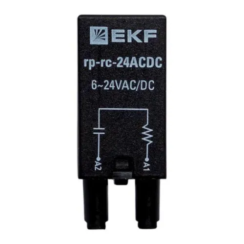Модуль защитный RC 6-24В AC/DC для промежуточных реле RP AVERES EKF rp-rc-24ACDC фото 3