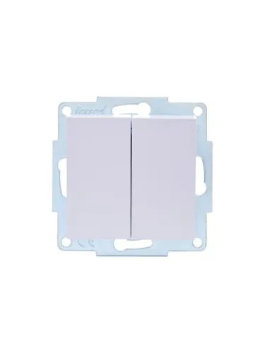 Выключатель 2-кл. СП Vesna механизм бел. LEZARD 742-0288-101 фото 4