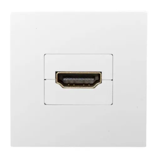 Розетка HDMI 1-м СП 2мод. без индикатора бел. EKF E2MR-21HDMI-10 фото 6