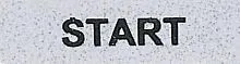 Табличка "START" 8мм EMAS BET08START