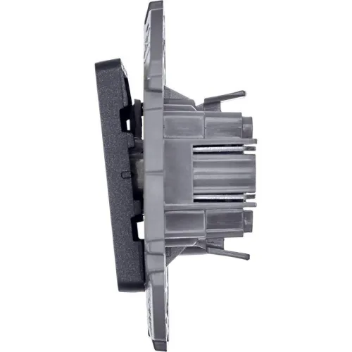 Выключатель кнопочный Inspiria 6А 250В без фиксации НО/НЗ механизм антрацит IEK 673693 фото 6