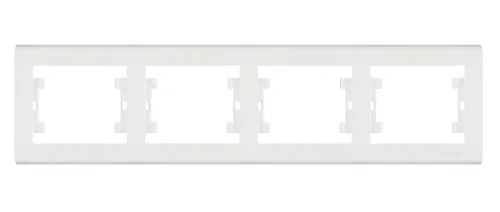 Рамка 4-м Manolya горизонт. бел. Makel 41001704