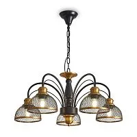 Светильник Caz 5х60Вт E27 IP20 подвесной Freya FR5527PL-05BBZ