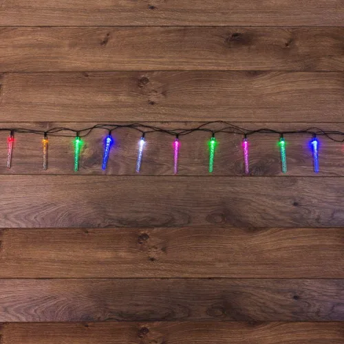 Гирлянда светодиодная "Палочки с пузырьками" 2м 20 палочек 20LED мультиколор RGB 1.5Вт IP20 Neon-Night 303-037