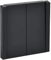 Выключатель перекрестный 2-кл. СП FORTE&PIANO 10А FP109 черн. IEK FP-V23-0-10-1-K02