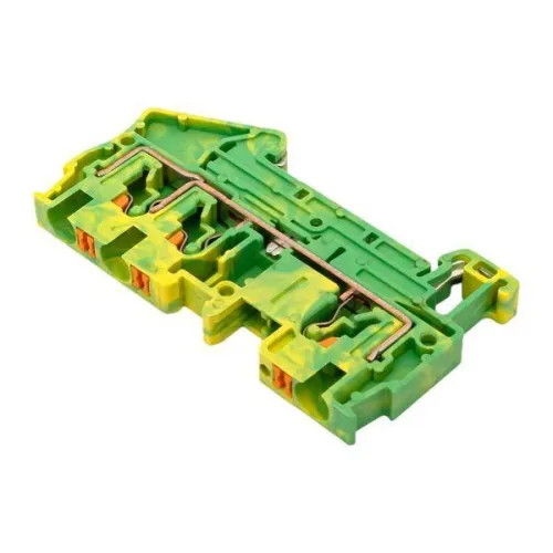 Колодка клеммная пружинная 4 Push-in 3 вывода земля EKF PIT-4-3-pe фото 4