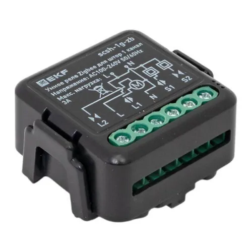 Реле умное для штор в подрозетник 1-канальное Zigbee Connect Select EKF scsh-1g-zb фото 10