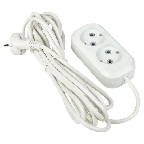 Удлинитель 2х2м без заземл. 10А IP20 Эксперт 2.2кВт ПВС 2х0.75 PROxima EKF UBA10-275-2-02 фото 6