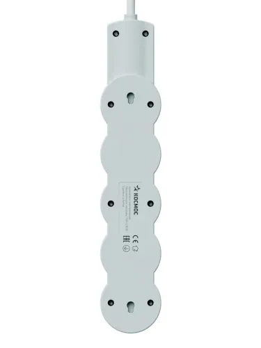 Удлинитель 4х1.5м с заземл. 10А IP20 USB type-Aх2 + type-C 2500Вт 220В ПВС 3х1 с выкл. бел. КОСМОС YKsm1.5m4g-Z-VU10А-W фото 7
