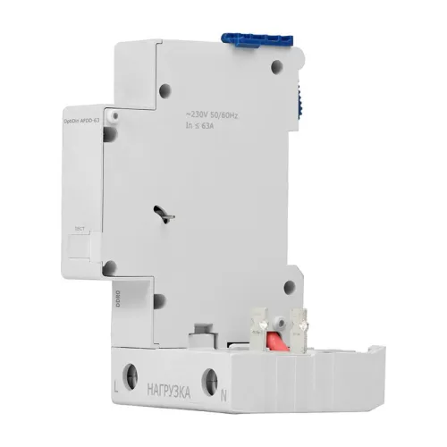 Устройство защиты от дугового пробоя (УЗДП) OptiDin AFDD-63-УХЛ3 КЭАЗ 339146 фото 2