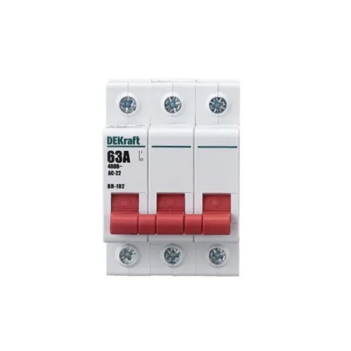 Выключатель-разъединитель 3п 63А ВН-102 DEKraft 17011DEK фото 4