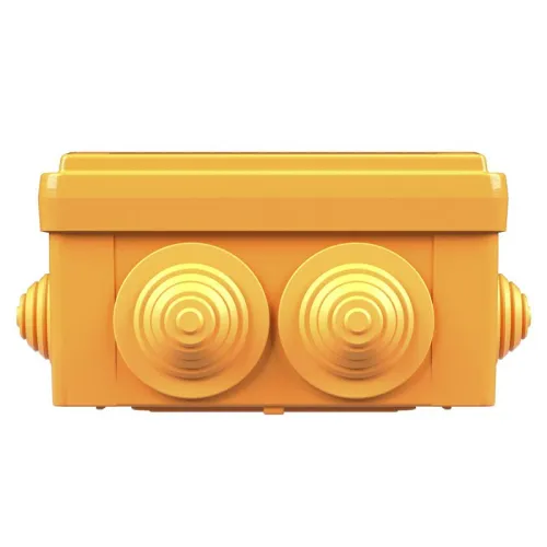 Коробка ответвительная FS 100х100х50мм IP55 5п 450В 20А 10кв.мм с кабельными вводами и клеммниками пластик. DKC FSB11510 фото 3