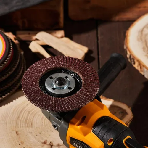 Круг лепестковый торцевой P80 115х22.2мм Kranz KR-90-0007 фото 6