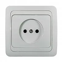Розетка 1-м СП Classico 2022 16А IP20 бел. ASD / IN HOME 4680005959891