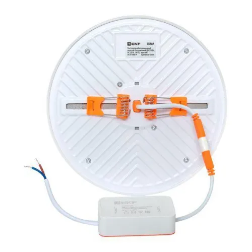 Светильник светодиодный ДВО 1109 24Вт 6500К IP20 круглый встраив. даунлайт безрамочный LUMA EKF DLL-1109-R-24-6500 фото 3