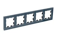 Рамка 5-м AtlasDesign Nature натур. стекло грифель SE ATN360705