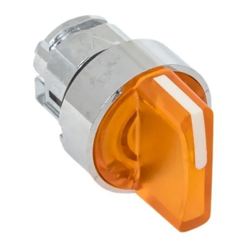 Механизм переключателя исполнительный ХB4 желт. на 3 положения возвратный без фиксации с подсветкой с короткой ручкой PROxima EKF XB4BD3L-Y фото 8