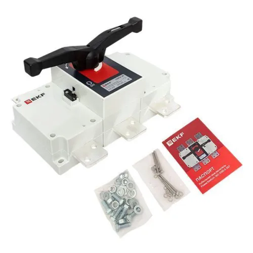 Рубильник-выключатель 3п 1000А с рукояткой управления для прямой установки PowerSwitch PROxima EKF psds-1000-3 фото 8