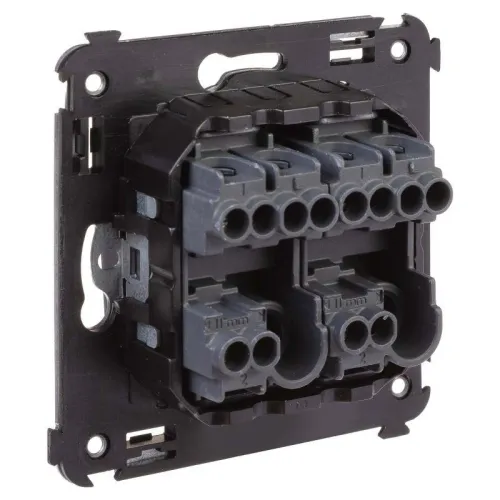 Переключатель 2-кл. СП Avanti "Черный матовый" DKC 4412114 фото 2