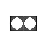 Рамка 2-м STRONG MIELE графит Kranz KR-78-0752-6