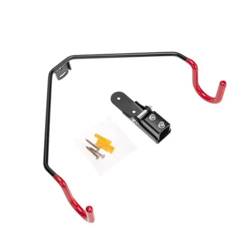 Кронштейн для велосипеда В-4 настенный складной с поворотом по горизонтали до 30град. ПВХ-покрытие на крючке крепление за раму Rexant 38-0604 фото 6