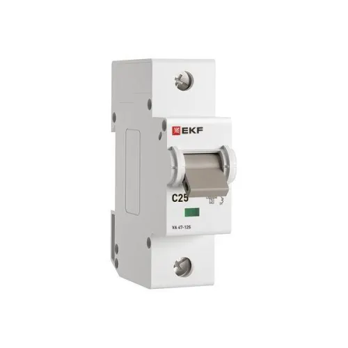 Выключатель автоматический 1п C 25А 15кА ВА 47-125 PROxima EKF mcb47125-1-25C фото 2