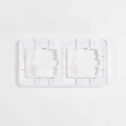 Рамка 2-м Karina Life горизонт. жемчуж./бел. перламутр LEZARD 708-3000-147 фото 3