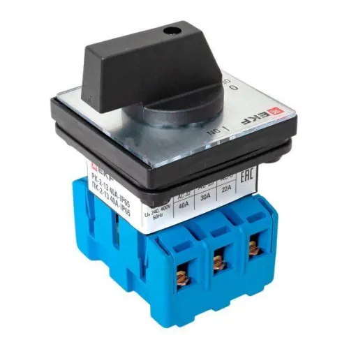 Переключатель кулачковый ПК-2-13 3п 40А "ВКЛ-ВЫКЛ" IP65 EKF pk-2-13-40-65 фото 10