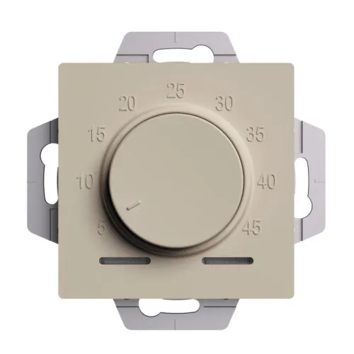 Термостат теплого пола электронный AtlasDesign 10А с датчиком механизм песочн. SE ATN001235 фото 3