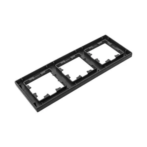 Рамка 3-м Эпика пластик черн. EKF UP1-FPB-03 фото 7